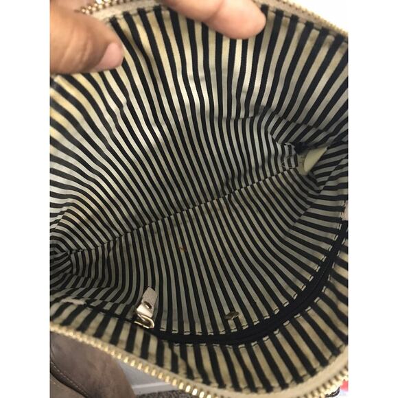 KATE SPADE VINTAGE New York Leather Ivory/Cream Crossbody Bag Pebbles 10"x8.5"x1 - Picture 7 of 7